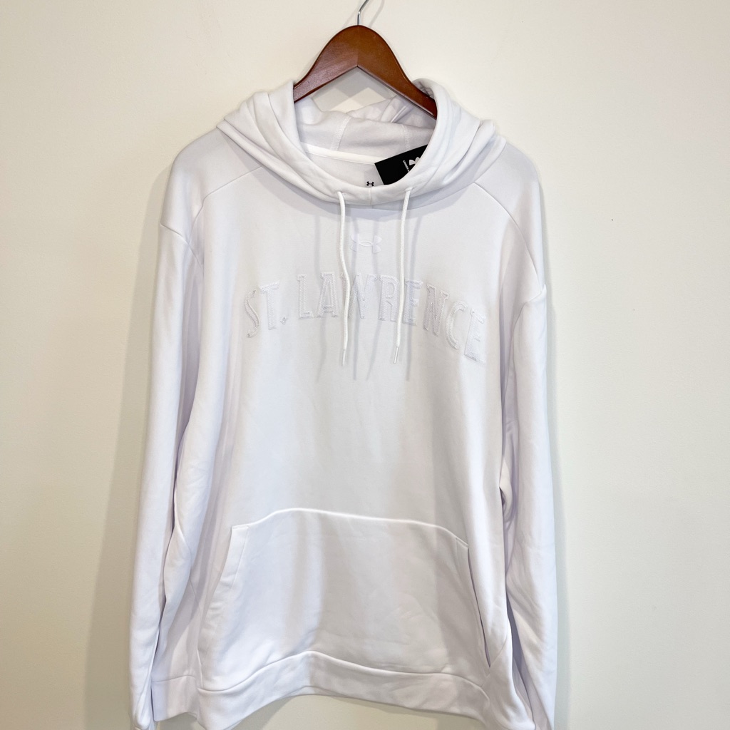 Mens White Under Armour Hoodie St Lawrence University Size Xxl Nwt